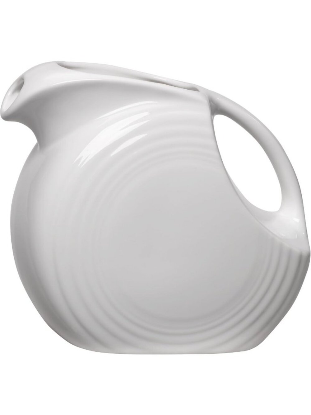 Large Ceramic Pitcher 67.25 oz - Durable, Lead-Free, Dishwasher & Microwave Safe